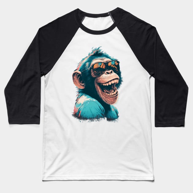 Chimpanzee Baseball T-Shirt by Koszulki